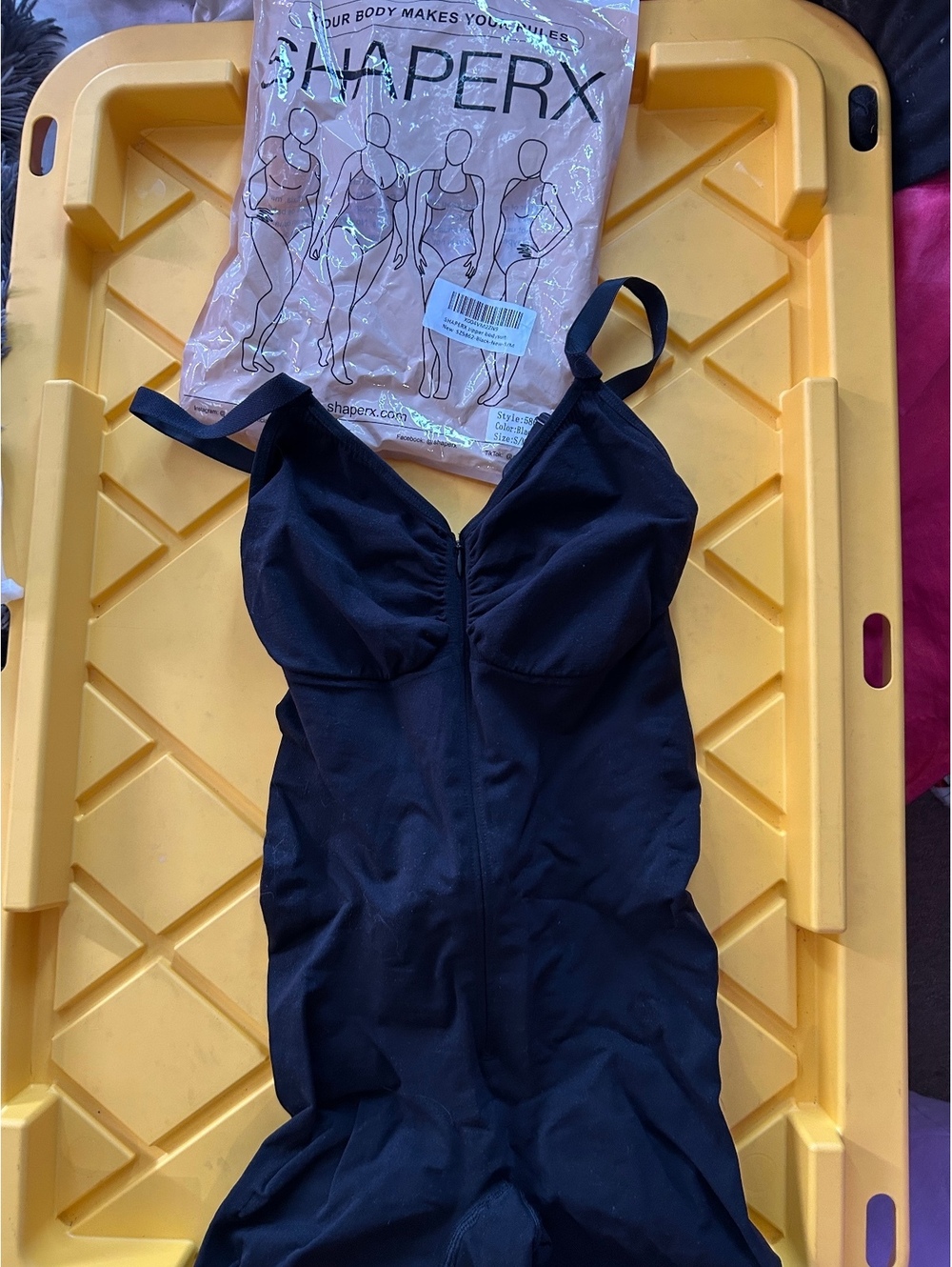 SHAPERX Black Full Body Shaper Size Small/ Medium